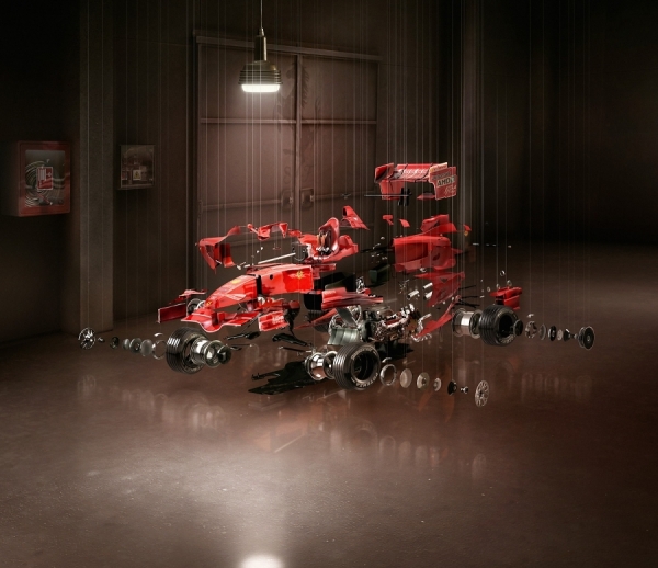 Photograph Alessandro Bavari The Ferrari Legend In Each Of Its Detail on One Eyeland